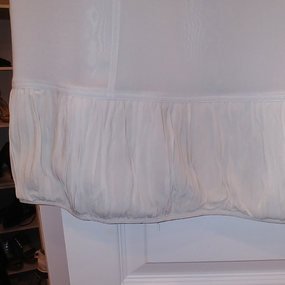 BURBERRY LONDON TAN SILK SKIRT 8 - Picture 4 of 7